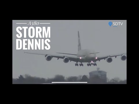 Youtube: Storm Dennis London Great Flying- Turbulent weather- great pilots