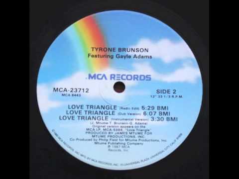 Youtube: Tyrone Brunson (Featuring Gayle Adams) - Love Triangle (Dub)