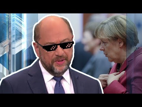 Youtube: YOUTUBE KACKE: TV Kanzlerduell - Martin Schulz zündet eine Wasserstoffbombe