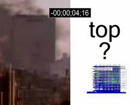 Youtube: WTC7 collapse compared with NIST's impact damage model