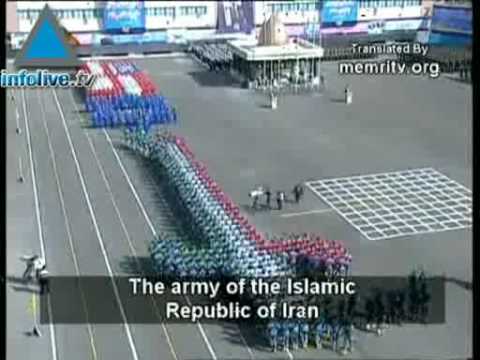 Youtube: Iranian troops slash US Flag and Star of David