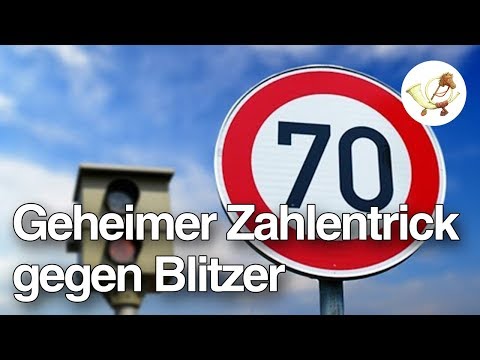 Youtube: Geheimer Zahlentrick überlistet jeden Blitzer [Postillon4]