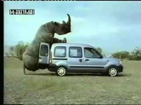 Youtube: Renault Kangoo Nashorn Werbespot (1998).mp4