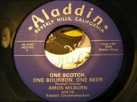 Youtube: one scotch one bourbon one beer  amos milburn