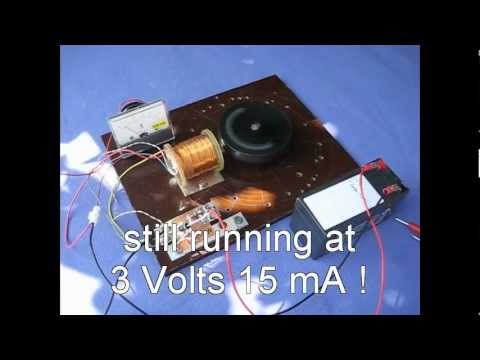 Youtube: Solar powered Bedini battery energizer drawing 15 milli Amps
