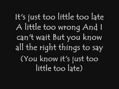 Youtube: Jojo-Too Little Too Late *With Lyrics*