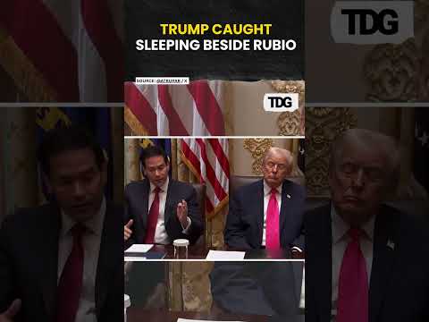 Youtube: #viral | Trump schläft vor Rubio – Video geht viral | #shorts #viralshorts