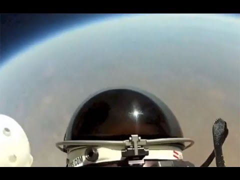 Youtube: Felix Baumgartner - On-Board Cam Space Jump |Red Bull Stratos| [FULL HD] - German