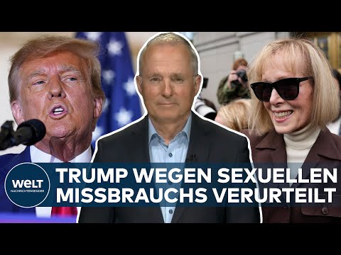 Youtube: SEXUELLE NÖTIGUNG! Urteil im Zivilprozess gegen Donald Trump: 5 Millionen Dollar Schmerzensgeld