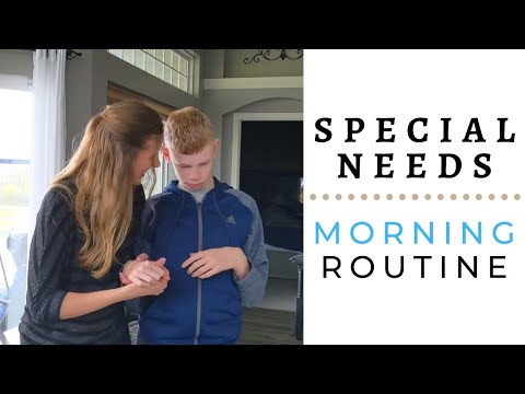 Youtube: Special Needs Morning Routine - SYNGAP1 - Autism - Special Needs Teenager
