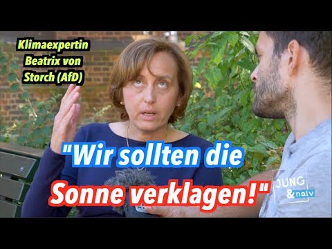 Youtube: Klimaexpertin Beatrix von Storch (AfD) will die Sonne verklagen