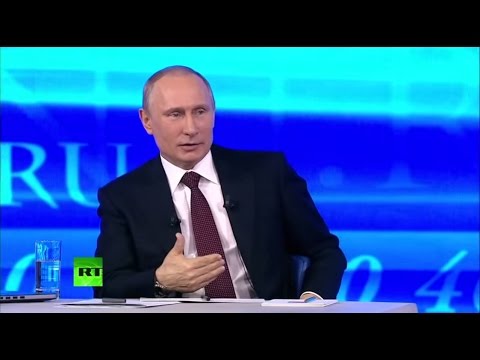 Youtube: Итоговая пресс-конференция Владимира Путина 18 декабря 2014