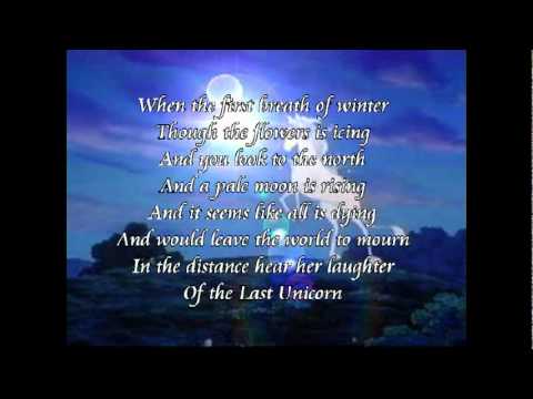 Youtube: Das letzte Einhorn - The last Unicorn ( Offical Theme Song )