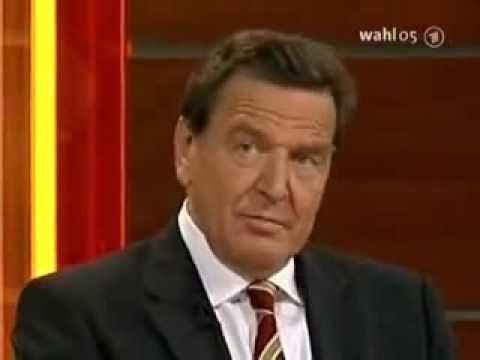 Youtube: Legendary "Elefantenrunde" after 2005 German Parliamentary Election
