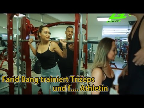 Youtube: Farid Bang trainiert Trizeps und f.... Athletin