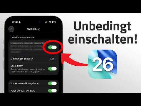 Youtube: iOS 26 Einstellungen, die du SOFORT einschalten solltest