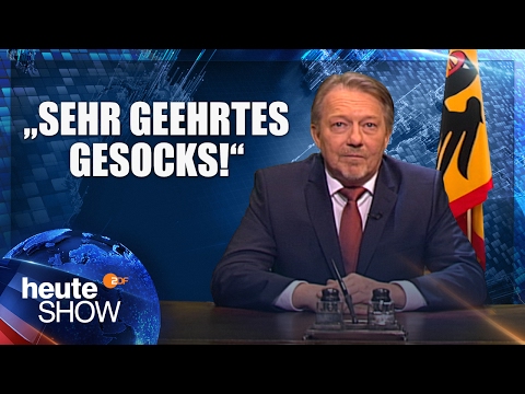 Youtube: Bundespräsident Wischmeyer redet dem Volk ins Gewissen | heute-show vom 10.02.2017