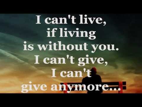 Youtube: AIR SUPPLY - WITHOUT YOU (Lyrics)