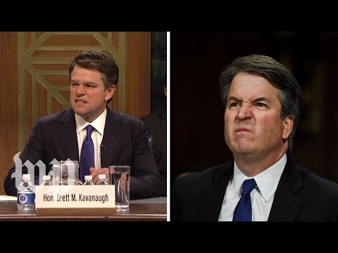 Youtube: SNL vs. Reality | Brett Kavanaugh hearing vs. Matt Damon on SNL