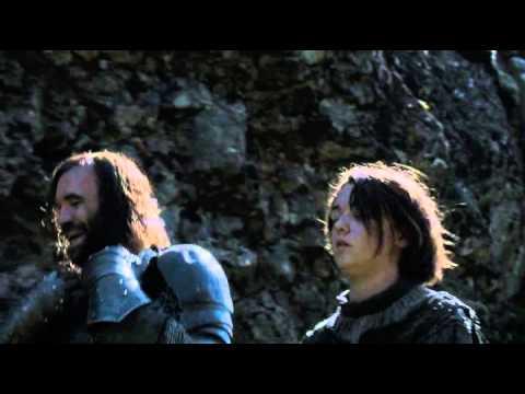 Youtube: Arya and The Hound at the Vale of Arryn