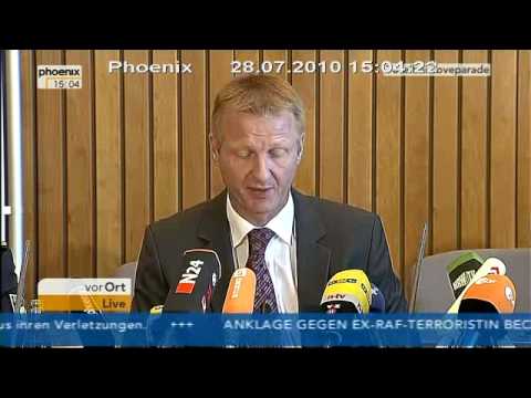 Youtube: Teil 1: PK zur Loveparade (NRW Innenministerium), 28.07.2010