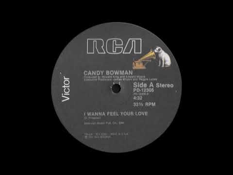 Youtube: Candy Bowman – I Wanna Feel Your Love (81, Mtume-Lucas)
