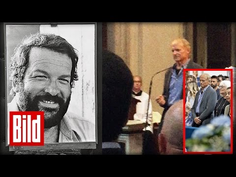 Youtube: Bud Spencer: Terence Hills Rede bei der Trauerfeier - rührend (funerale)