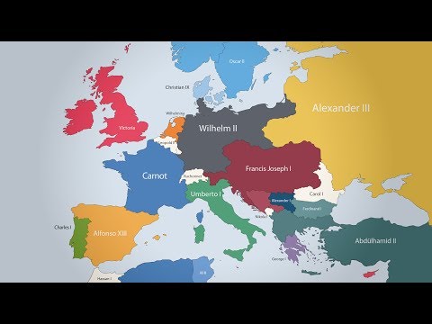 Youtube: The Rulers of Europe: Every Year