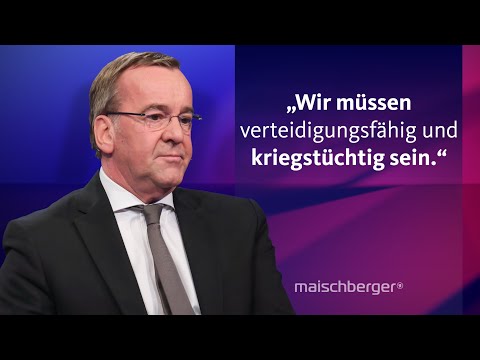 Youtube: „Wir tun immer noch so, als würden wir in Friedenszeiten leben“ – Boris Pistorius | maischberger