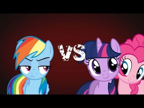Youtube: Epic Rap Battles of Pony - Dr Twilight Sparkle VS Rainbow Dash