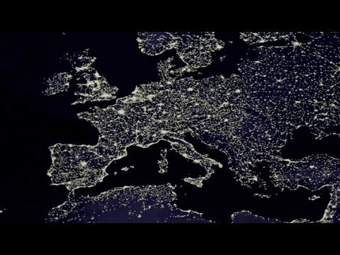 Youtube: City Lights From Outer Space