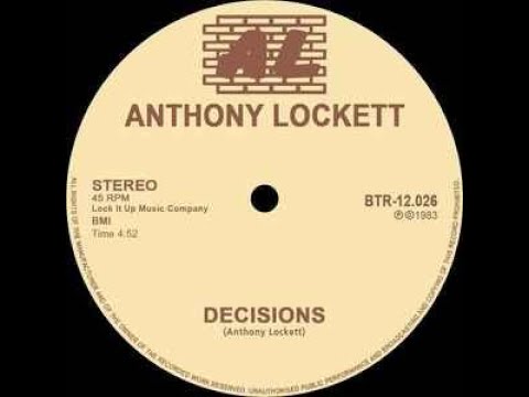 Youtube: Anthony Lockett-Decisions 1983