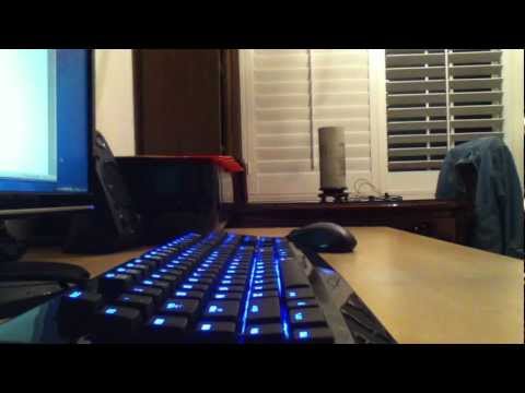 Youtube: Razer Blackwidow Ultimate Typing sound.