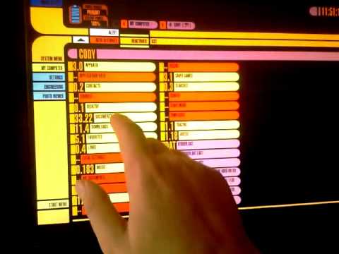 Youtube: Star Trek TNG LCARS Voice and Touch Demonstration