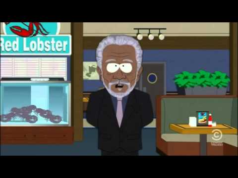 Youtube: South Park ,Morgan Freeman earns a Freckle