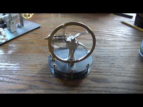Youtube: Stirling Engine running on "COLD" from expanding "air".