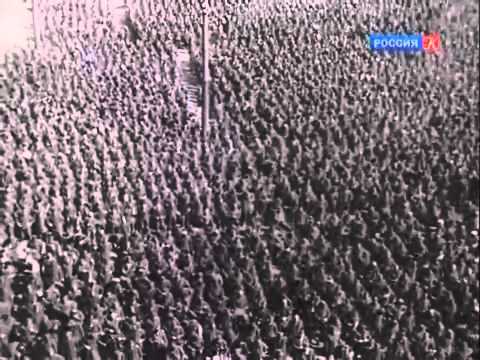 Youtube: Parade of 60 000 German prisoners of war in the streets of Moscow  Under escort  1944