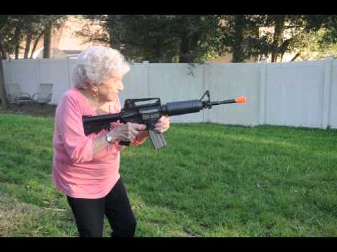 Youtube: Machine gun grandma