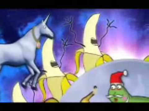 Youtube: Charlie the Unicorn 2 - The Banana King Steck 'ne Banane in dein Ohr! Song  [deutsch/ german]