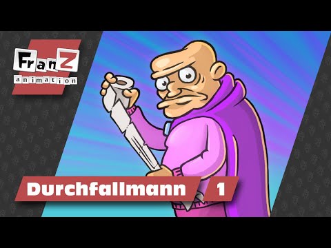 Youtube: Durchfallmann 1 - Das Original 🎬 Cartoon Animation 🎬 2D Animation 🎬 Superhero movie