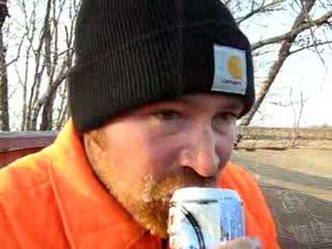 Youtube: Worlds fastest human can opening beer chugging deer hunter!
