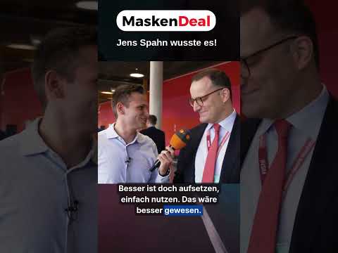 Youtube: Maskendeal #spahn #shorts #meinungsraum