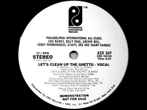 Youtube: PHILADELPHIA  INTERNATIONAL ALL STARS - let´s clean up the ghetto