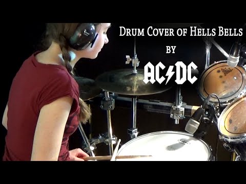 Youtube: Hells Bells (AC/DC); drum cover by Sina