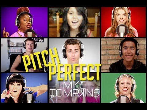 Youtube: STARSHIPS  - Performed by Mike Tompkins, the PITCH PERFECT Cast and YOU