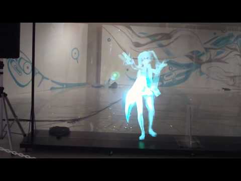 Youtube: Japanese Dancing Hologram Girl - Hatsune Miku