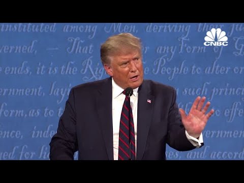 Youtube: President Donald Trump: White supremacist group Proud Boys should 'stand back and stand by'
