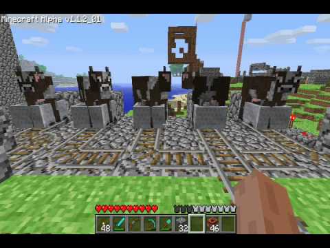 Youtube: Minecraft : 73 TNT Animal Cannon; Space program