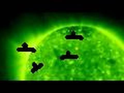 Youtube: Spherical UFO's Orbit SUN Part 4