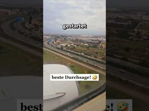Youtube: Beste Durchsage im Flugzeug #flugzeug #pilot #fyp #funny